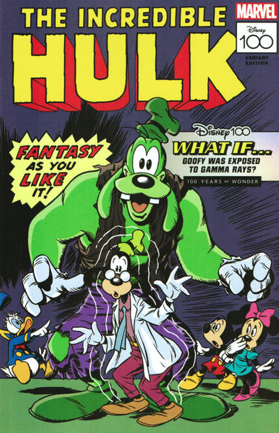 Amazing Spider-Man Vol VI #21D [Vitale Mangiatordi Disney 100 'Incredible Hulk' Variant] (May 2023)