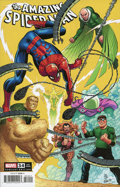 Amazing Spider-Man Vol VI #34B [John Romita Jr. & John Romita Sr. Variant] (November 2023)