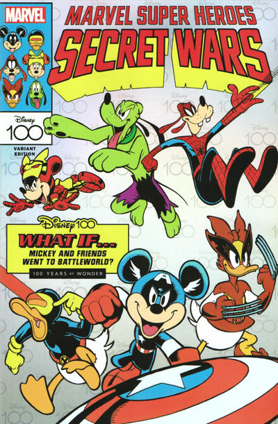 Amazing Spider-Man Vol VI #37B [Paolo De Lorenzi Disney 100 'Secret Wars' Variant] (January 2024)