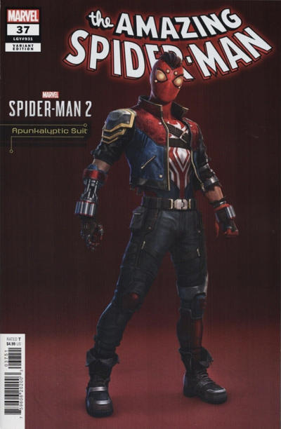 Amazing Spider-Man Vol VI #37E [Jerad Marant Marvel's Spider-Man 2 'Apunkalyptic Suit' Variant] (January 2024)