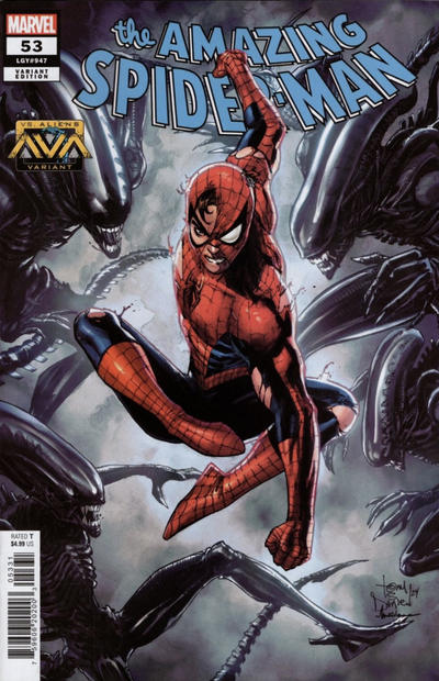 Amazing Spider-Man Vol VI #53C [Tony S. Daniel 'Vs. Aliens Variant'] (September 2024)