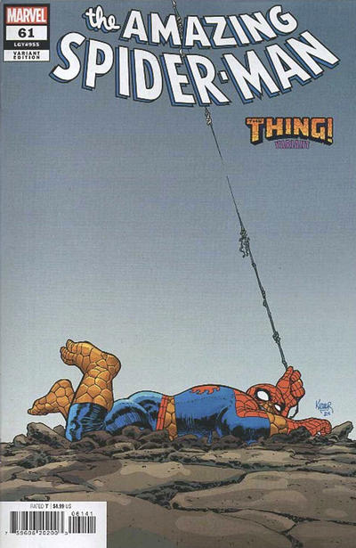Amazing Spider-Man Vol VI #61D [Aaron Kuder 'The Thing!' Variant] (January 2025)