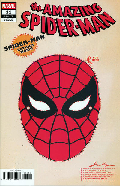 Amazing Spider-Man Vol VII #11G [James Kerigan 'Halloween Mask' Variant] (November 2025)