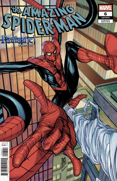 Amazing Spider-Man Vol VII #6D [Stefano Caselli 'Fantastic!' Variant] (August 2025)