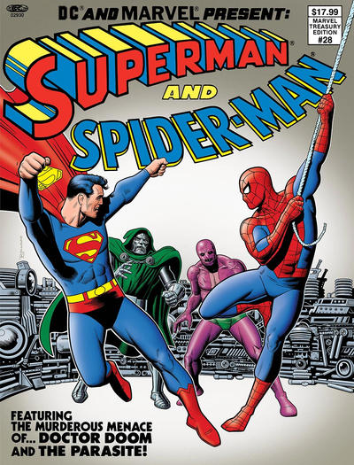 DC and Marvel Present: Superman and Spider-Man (Treasury Edition #28) [Facsimile Edition] [Brian Bolland Variant] (April 2026)