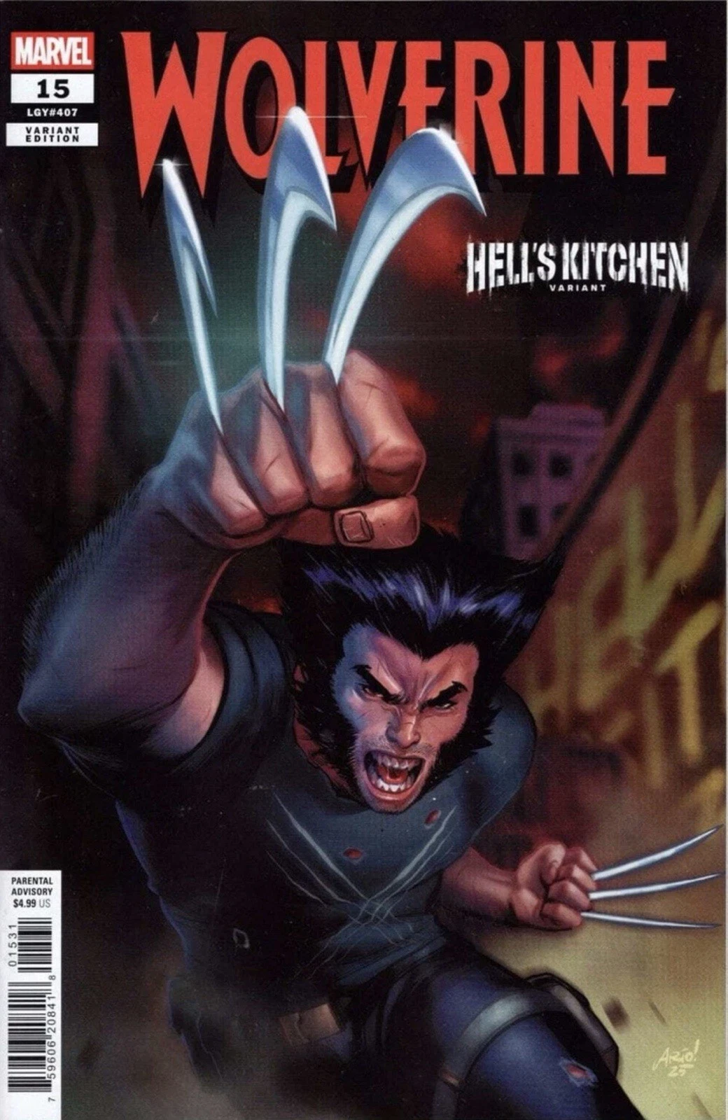 Wolverine Vol VIII #15C [Ario Anindito 'Hell's Kitchen' Variant] (April 2026)