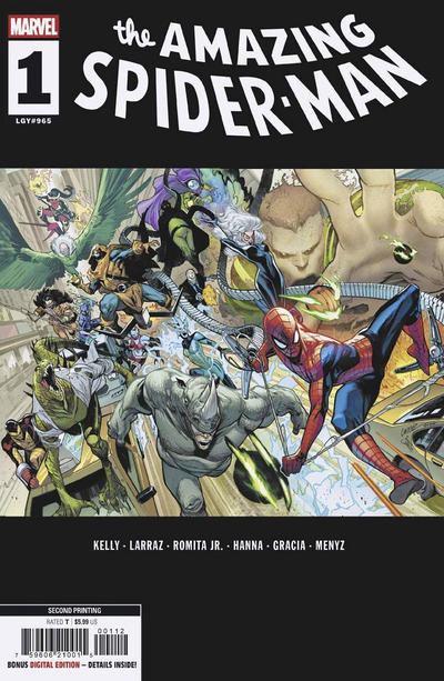 Amazing Spider-Man Vol VII #1 [Second Printing] (June 2025)