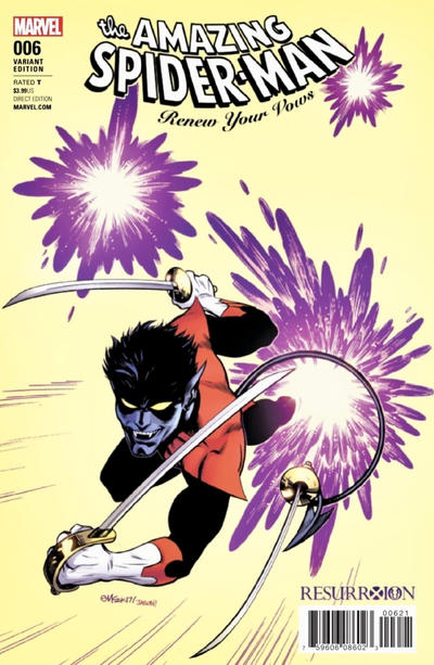 Amazing Spider-Man Renew Your Vows Vol II #6B [Ed Mcguiness 'Resurrexion' Variant] (June 2017)
