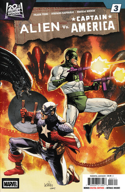 Alien vs. Captain America #3B (March 2026)