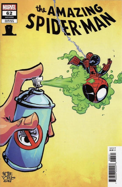 Amazing Spider-Man Vol VI #62B [Skottie Young Variant] (January 2025)