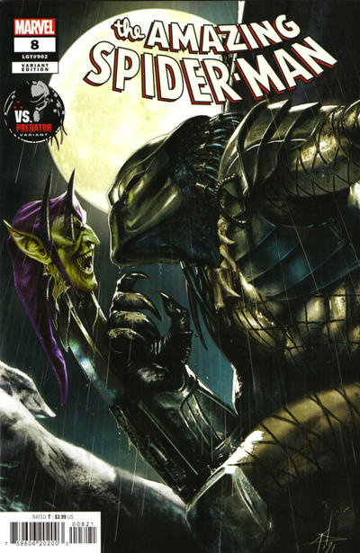 Amazing Spider-Man Vol VI #8B [Gabriele Dell'Otto 'Vs. Predator' Variant] (October 2022)