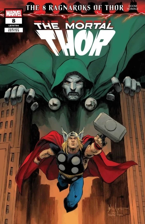 Thor Vol VII #8B [Dave Wachter Doom Homage Variant] (May 2026)