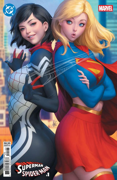 Superman/Spider-Man #1M [Stanley "Artgerm" Lau Supergirl & Silk Cardstock Variant] (May 2026)