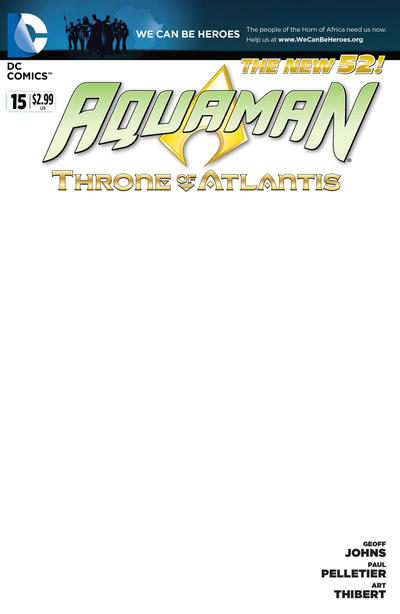 Aquaman Vol VII #15 [Blank Variant] (February 2013)