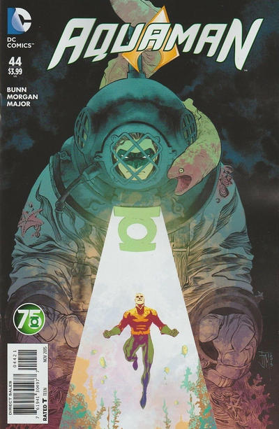 Aquaman Vol VII #44B [Green Lantern 75th Anniversary Variant] (November 2015)