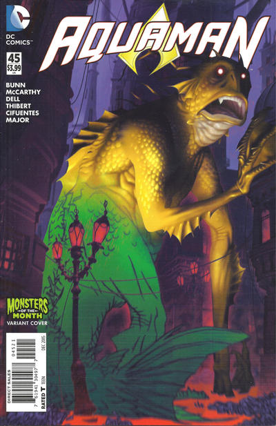 Aquaman Vol VII #45B [Monsters of the Month Variant] (December 2015)