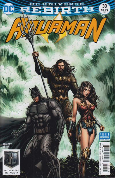Aquaman Vol VIII #30B [Liam Sharp Justice League Variant] (January 2018)