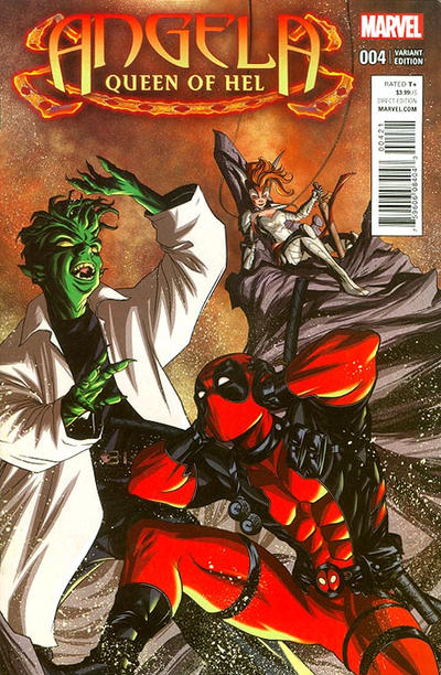 Angela: Queen of Hel #4B [Mike McKone Deadpool Variant] (March 2016)