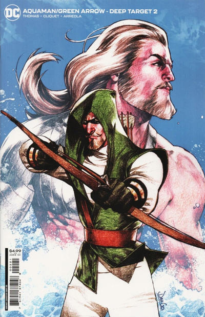 Aquaman/Green Arrow: Deep Target #2B [Davi Go Cardstock Variant Cover] (January 2022)