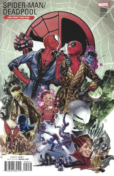 Spider-Man/Deadpool #9B [Julian Totino Tedesco 'The Story Thus Far...' Variant] (November 2016)