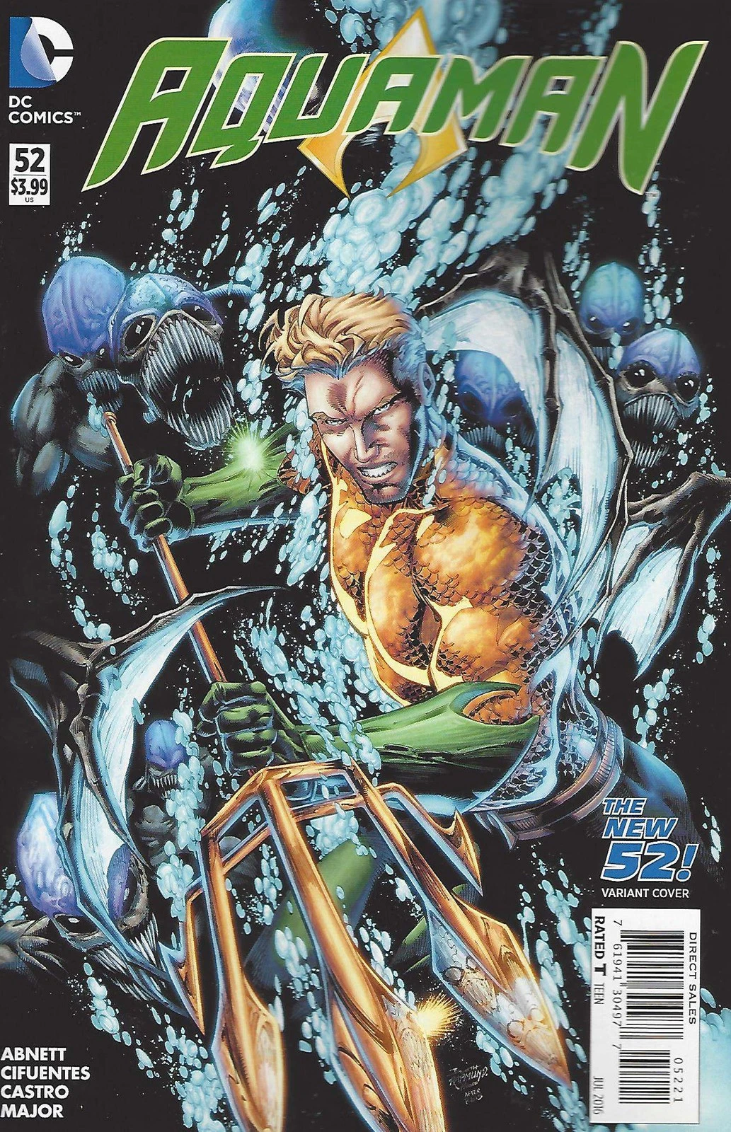 Aquaman Vol VII #52B [Brett Booth Vatiant] (July 2016)