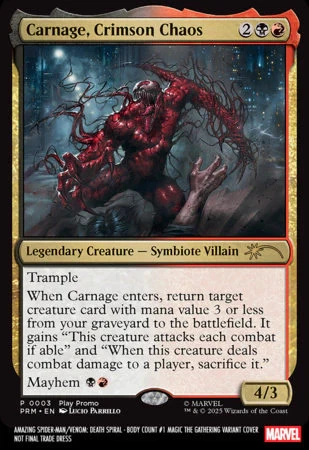 Amazing Spider-Man/Venom: Death Spiral - Body Count #1E [Lucio Parrillo Magic the Gathering Variant] (July 2026)