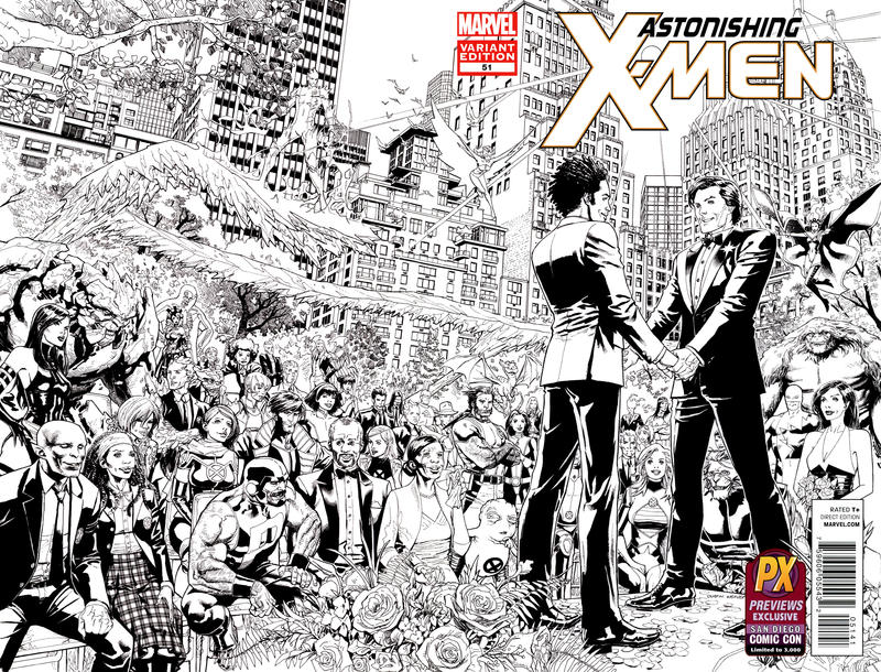 Astonishing X-Men Vol III #51 [PX Previews San Diego Comic-Con Exclusive - Dustin Weaver Wraparound Variant] (August 2012))