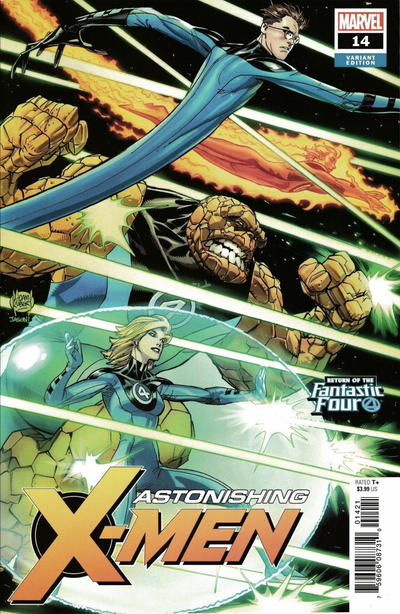 Astonishing X-Men Vol IV #14B [Adam Kubert 'Return of the Fantastic Four' Variant] (October 2018)