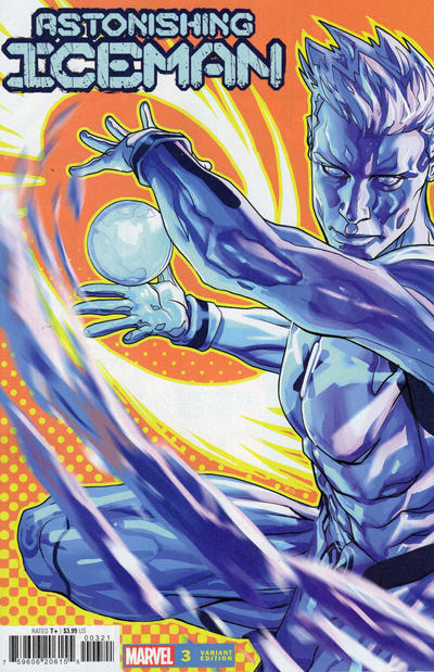 Astonishing Iceman #3B [Pete Woods Variant] (December 2023)