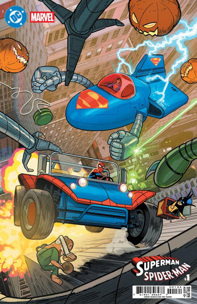 Spider-Man/Superman #1T [Evan "Doc" Shaner Supermobile & Spider-Mobile Cardstock Variant] (June 2026)