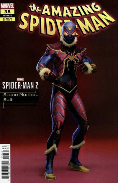 Amazing Spider-Man Vol VI #38D [Marvel's Spider-Man 2 'Stone Monkey Suit' - Victoria Ying Variant] (January 2024)