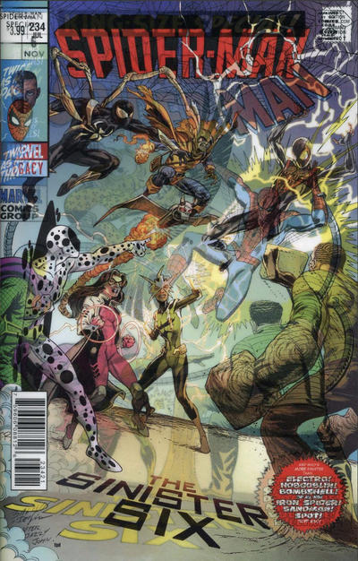 Spider-Man Vol II #234B [Mark Bagley Lenticular Homage Variant] (January 2018)