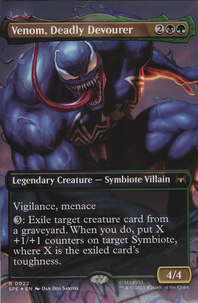 Venom Vol VI #258E [Dan Dos Santos Magic the Gathering Variant] (July 2026)