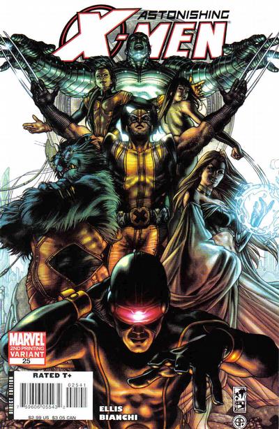 Astonishing X-Men Vol III #25 [Simone Bianchi Second Printing Variant] (September 2008)