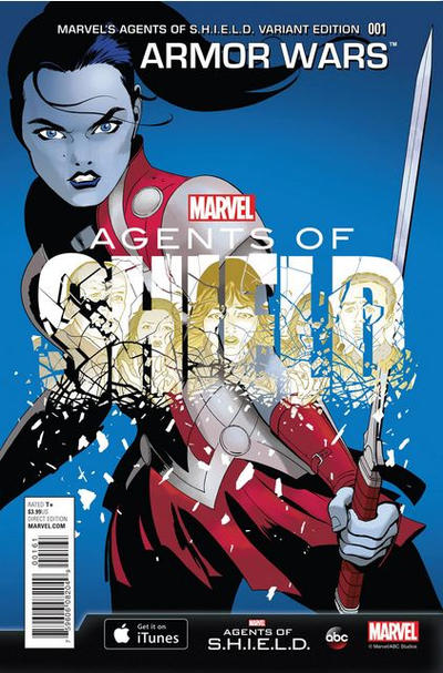 Armor Wars #1F [Marcos Martin Marvel's Agents of S.H.I.E.L.D. Variant] (August 2015)