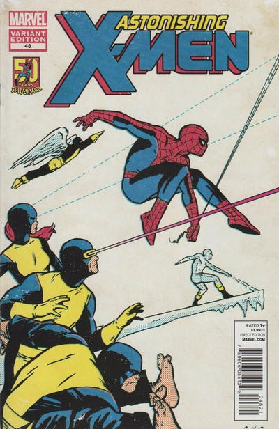 Astonishing X-Men Vol III #48B [David Aja 'Amazing Spider-Man 50th Anniversary' Variant] (May 2012)