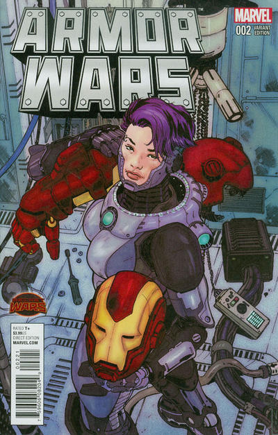 Armor Wars #2B [Victor Ibañez Variant] (August 2015)