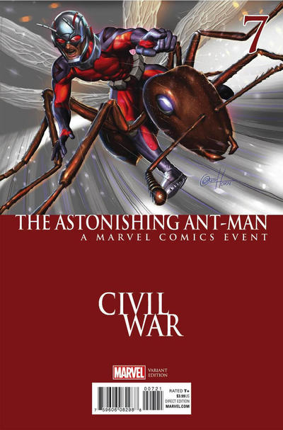 Astonishing Ant-Man #7B [Greg Horn Civil War Variant] (June 2016)