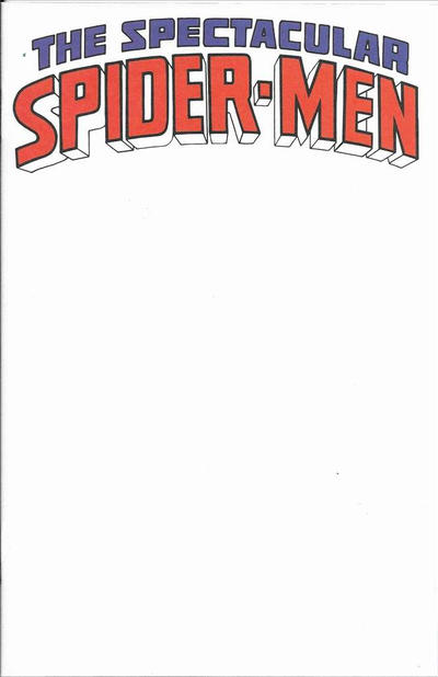 The Spectacular Spider-Men #1C [Blank Variant] (May 2024)