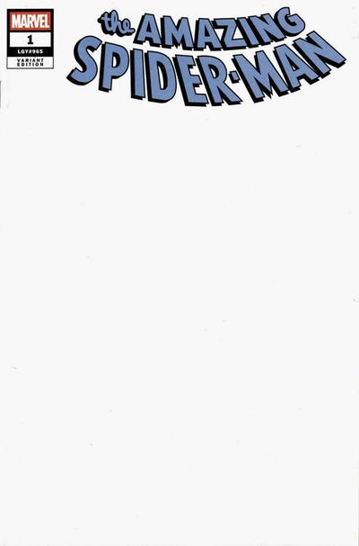Amazing Spider-Man Vol VII #1B [Blank Variant] (June 2025)