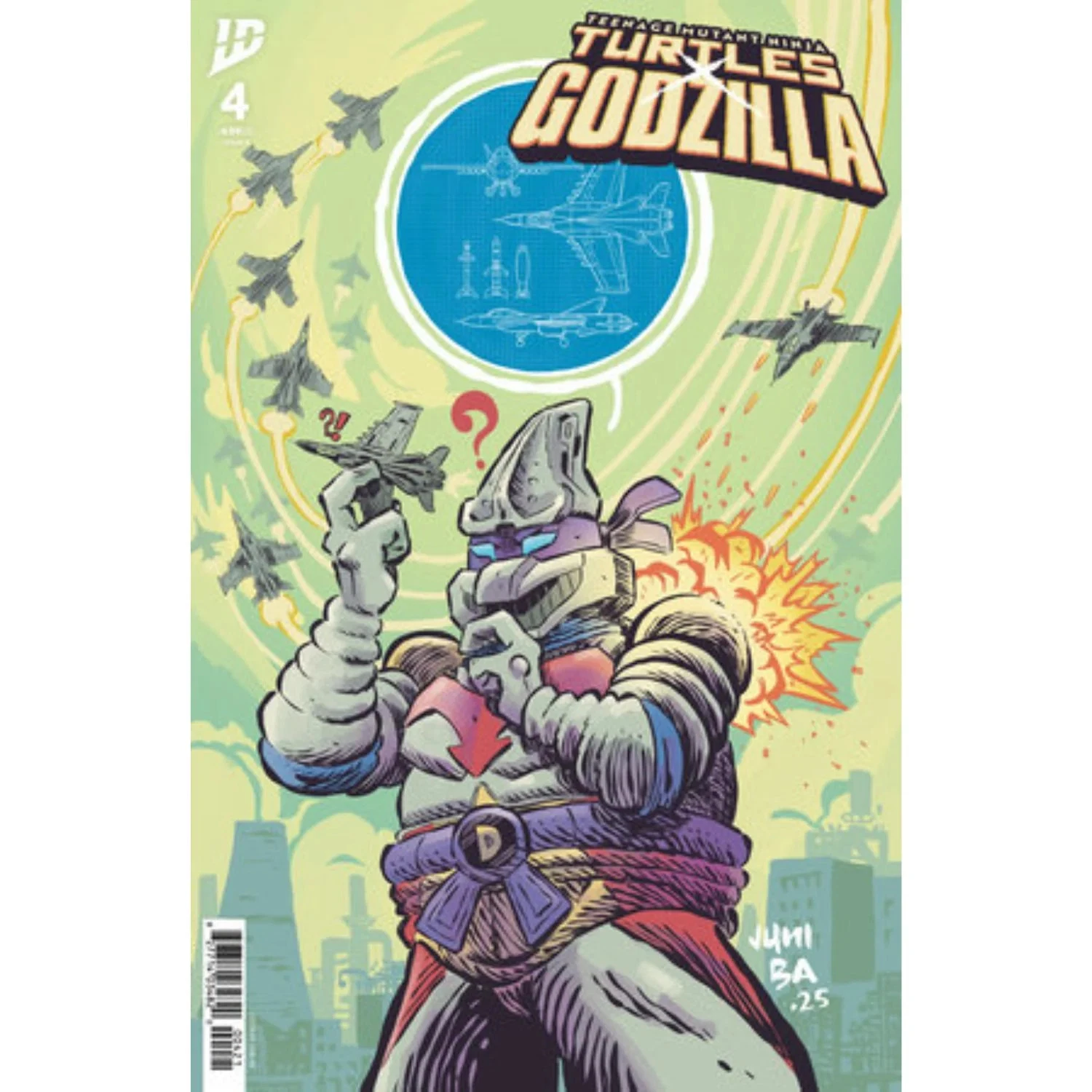Teenage Mutant Ninja Turtles X Godzilla #4B [Juni Ba Variant] (March 2026)