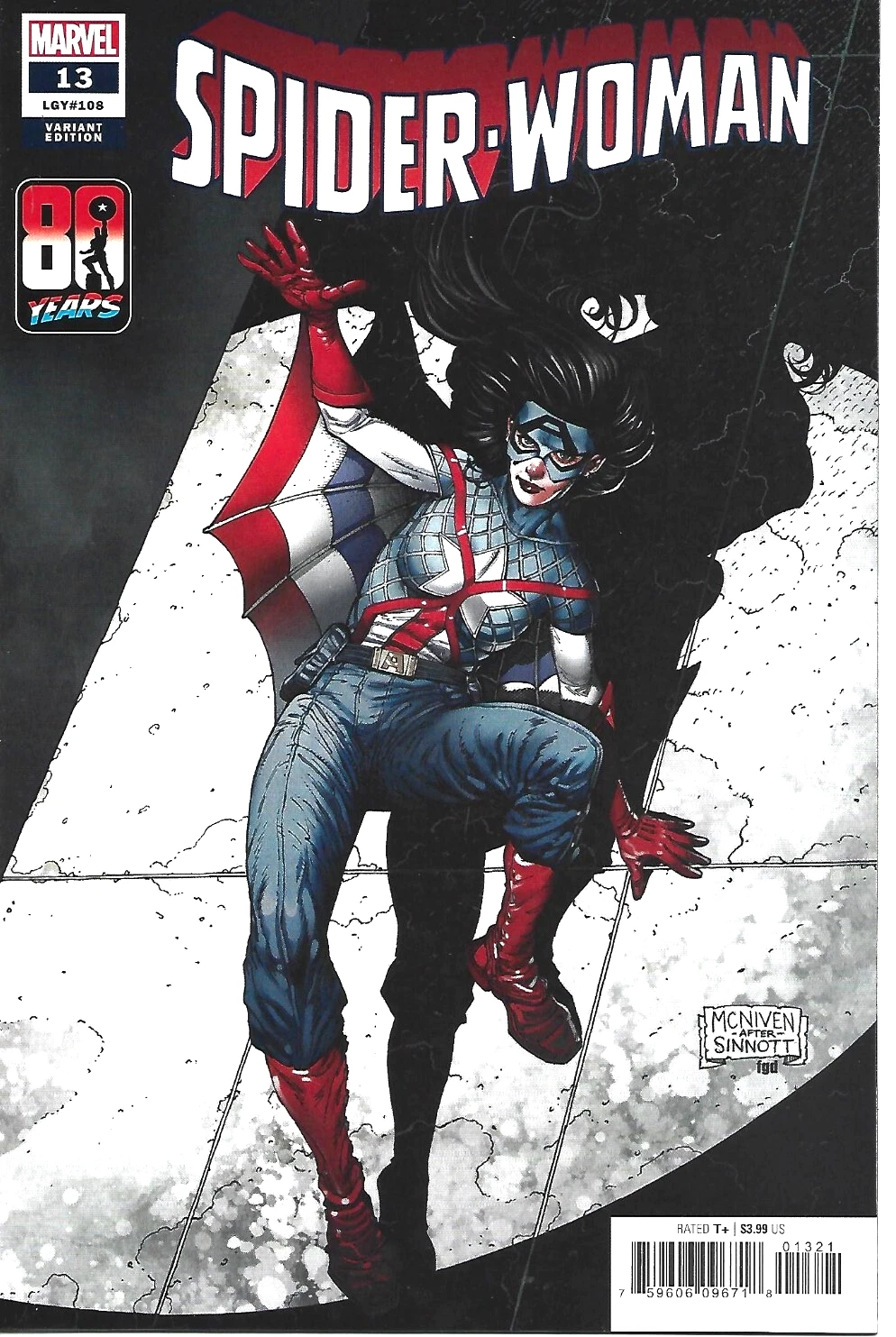 Spider-Woman Vol VII #13B [Steve McNiven Variant] (September 2021)