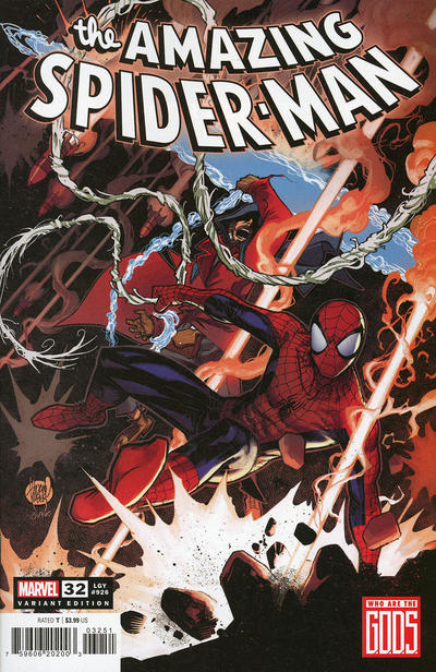 Amazing Spider-Man Vol VI #32E [Adam Kubert 'G.O.D.S.' Variant] (October 2023)