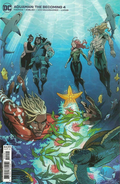Aquaman: The Becoming #4B [Khary Randolph Cardstock Variant] (February 2022)