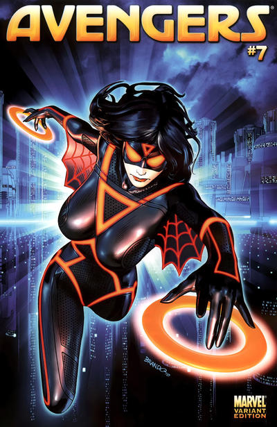 Avengers Vol IV #7D [Brandon Peterson 'Tron' Variant] (January 2011)