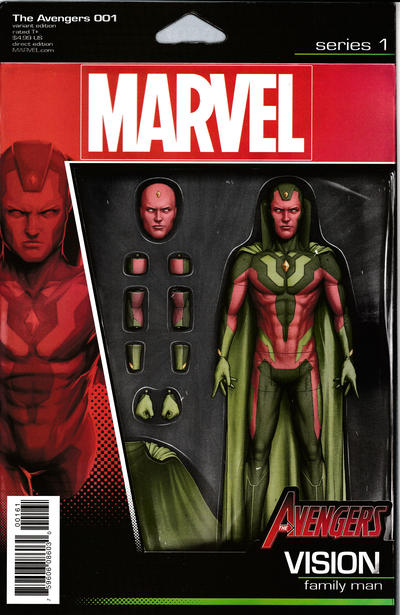 Avengers Vol VI #1F [John Tyler Christopher Action Figure Variant] (January 2017)