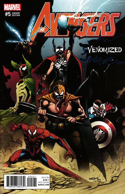 Avengers Vol VI #5B [David Marquez 'Venomized' Variant] (May 2017)
