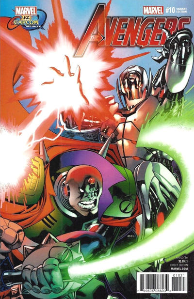Avengers Vol VI #10B [Chris Stevens 'Marvel vs. Capcom' Variant] (October 2017)