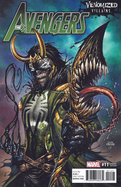 Avengers Vol VI #11B [Tyler Kirkham Venomized Loki Variant] (November 2017)