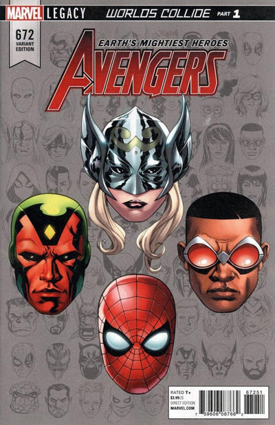 Avengers Vol VI #672E [Mike McKone Legacy Headshot Variant] (December 2017)